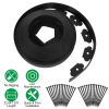 No-dig Landscape Edging Kit 32.8FT Plastic Garden Border with 30 Stakes 2In Tall Border Edging for Garden Lawn Yard Flower Beds