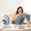 380W Space Heater with 30° Tilting Angle 3S Fast Heating Portable Desktop Electric Heater For Indoor Use With Overheat Protection Tip Over Protection