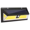 Solar Lights 180 LEDs Solar Wall Light Outdoor Motion Sensor Lamp IP65 Waterproof 120° Sensing 270°Wide Lighting Angle for Garage Garden Pathway