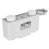 Multifunctional Wall Mount Toothbrush Holder Rack Organizer Automatic Toothpaste Dispenser Squeezer with Magnetic Cups 5 Toothbrush Slots Hair Dryer H