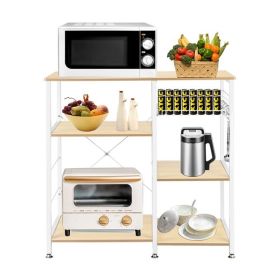 Multi-Tier Kitchen Shelf w/Pullout Basket