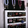 Lockable Jewelry Cabinet Organizer w/ Mirror