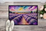 NEW English Lavender in Color Doormat Front Door Mat Indoor Outdoor Rugs for Entryway, Non Slip Washable Low Pile, 18H X 27W