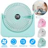 6.5in Desk Fan USB Powered 2 Speeds Table Cooling Fan Tilt Quiet Desktop Fan for Bedroom Office