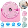 6.5in Desk Fan USB Powered 2 Speeds Table Cooling Fan Tilt Quiet Desktop Fan for Bedroom Office