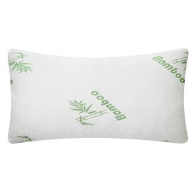 Bamboo Memory Foam Pillow Hypoallergenic Bed Pillow For Head Neck Rest Sleeping Shredded Pillow W/ Washable Cover (Option: BambooPillow)