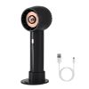 Portable Handheld Fan Rechargeable Pocket Personal Fan Quiet Desk Phone Holder Fan with 3 Speeds Removable Base for Commute Office Outdoor Indoor