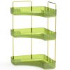 Bathroom Countertop Organizer 3 Tier Corner Makeup Storage Shelf Vanity Cosmetic Perfume Tray Clear Corner Rack for Bedroom Bathroom Kitchen
