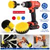3Pcs/Set Drill Brush Power Scrubber Cleaning Brush for Car Carpet Wall Tile Tub Cleaner Combo