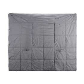 USB Heated Blanket Electric Heated Poncho Shawl Wrap Throw with Zipper Arm Holes Pocket 3 Heating Levels 6 Zones Dual Switch 5V/2A Machine Washable fo (Option: Grey)
