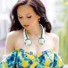 Portable Neck Hanging Fan Hands-free Cooling Personal Fan with 3 Speeds 360ºAir Flow Adjustable Neck Width for Home Office Travel Dormitory