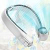 Portable Neck Hanging Fan Hands-free Cooling Personal Fan with 3 Speeds 360ºAir Flow Adjustable Neck Width for Home Office Travel Dormitory
